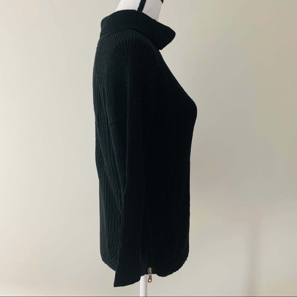 Cozy Alaska Black High Neck Pullover Sweater - Picture 5 of 11